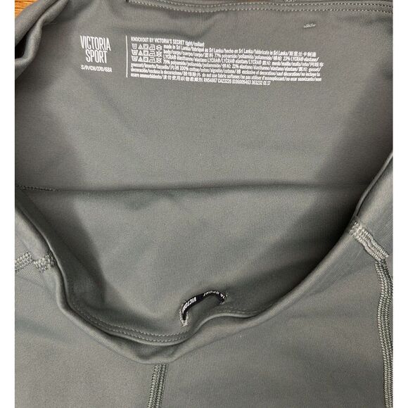 VICTORIA'S SECRET  SZS SPORT KNOCKOUT TIGHT PANT POCKET MESH CADETTE OLIVE GREEN - Picture 5 of 5